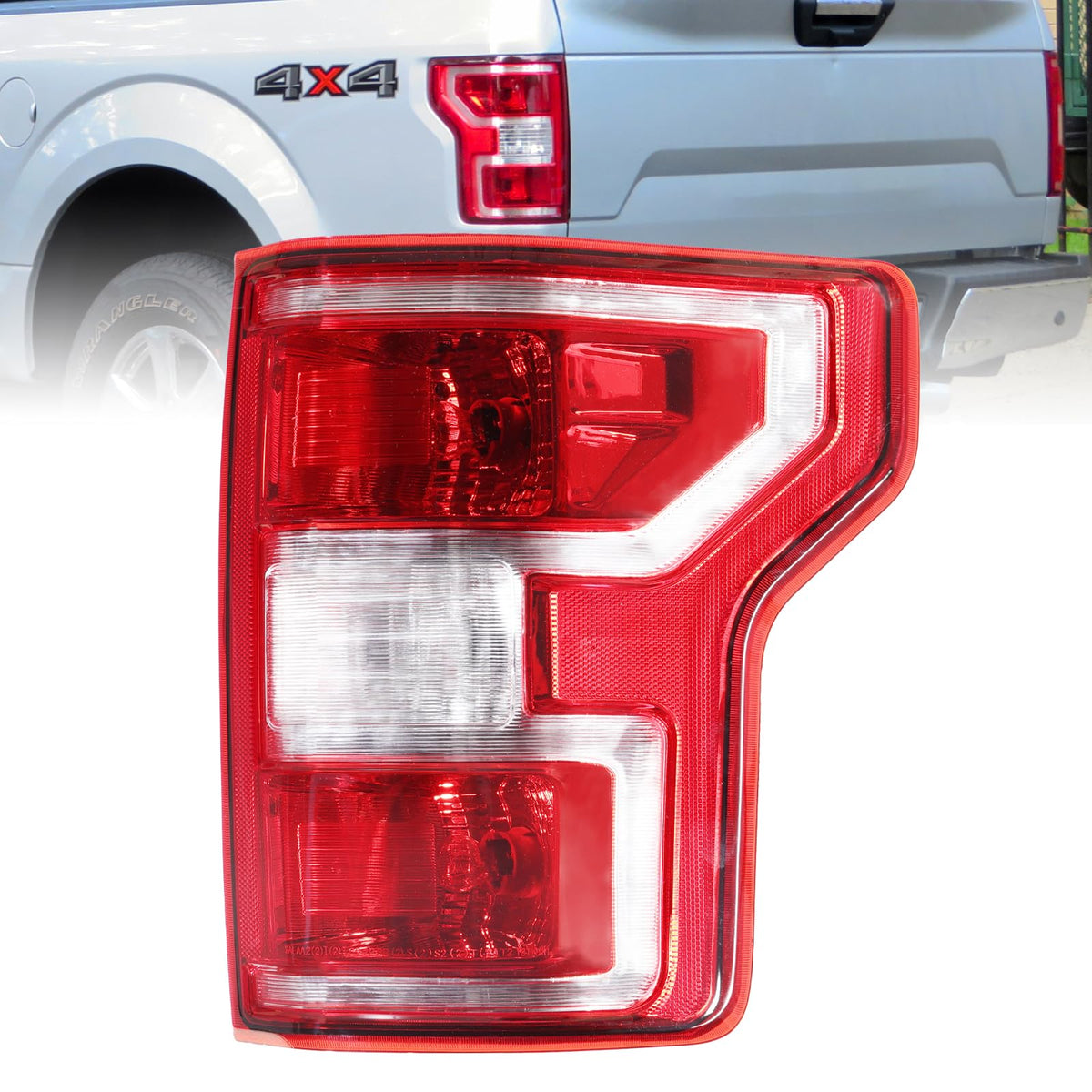 Boine right tail light front view showing clean fit and matching OEM look