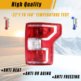 Boine tail light bulb and harness detail demonstrating included components