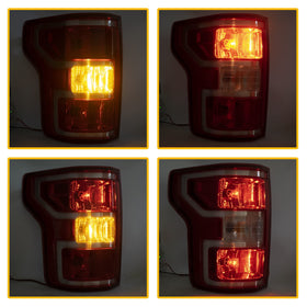 Boine tail light packaging and box contents showing included bulb and harness