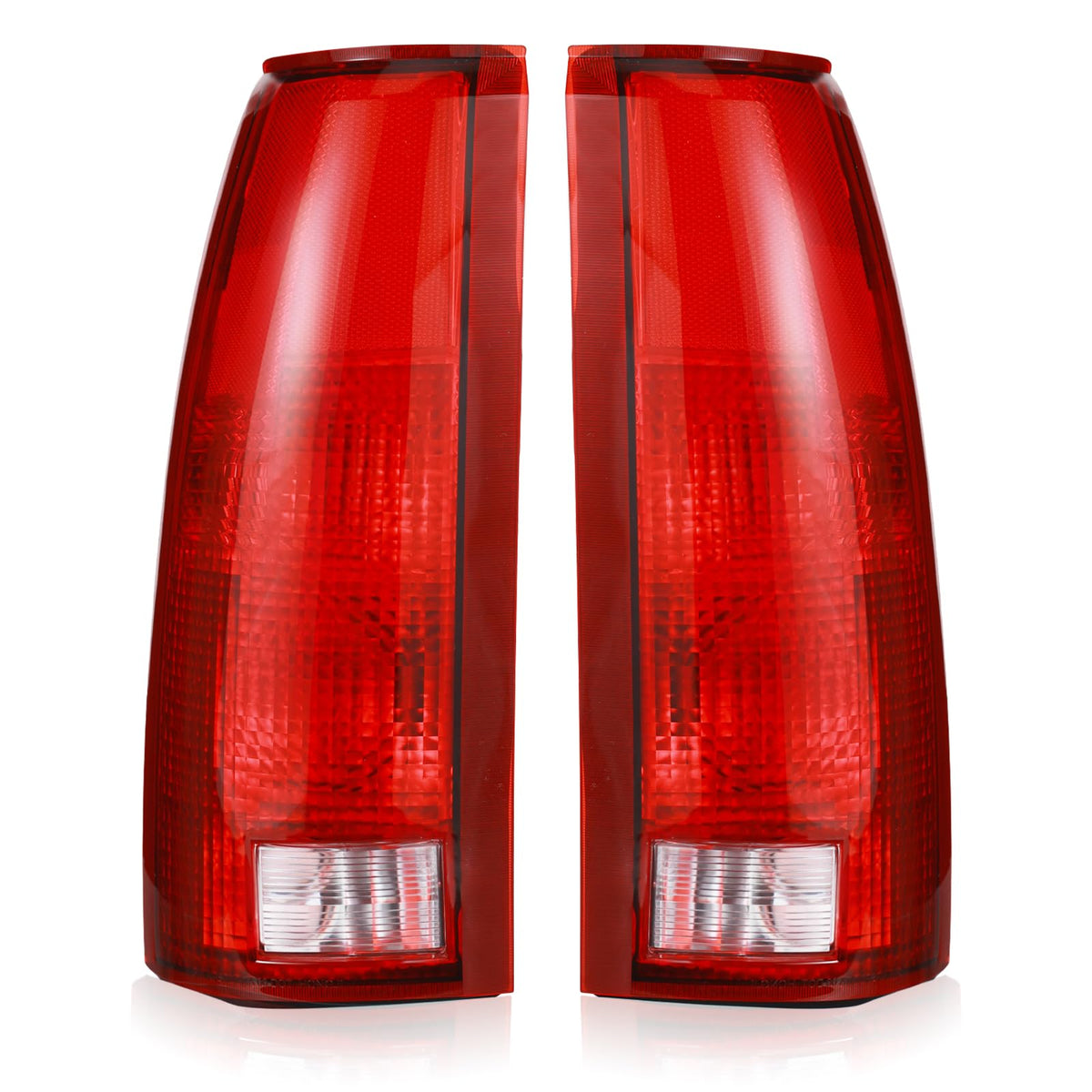 Boine front view taillight housing showing clean lens and fit for easy restoration
