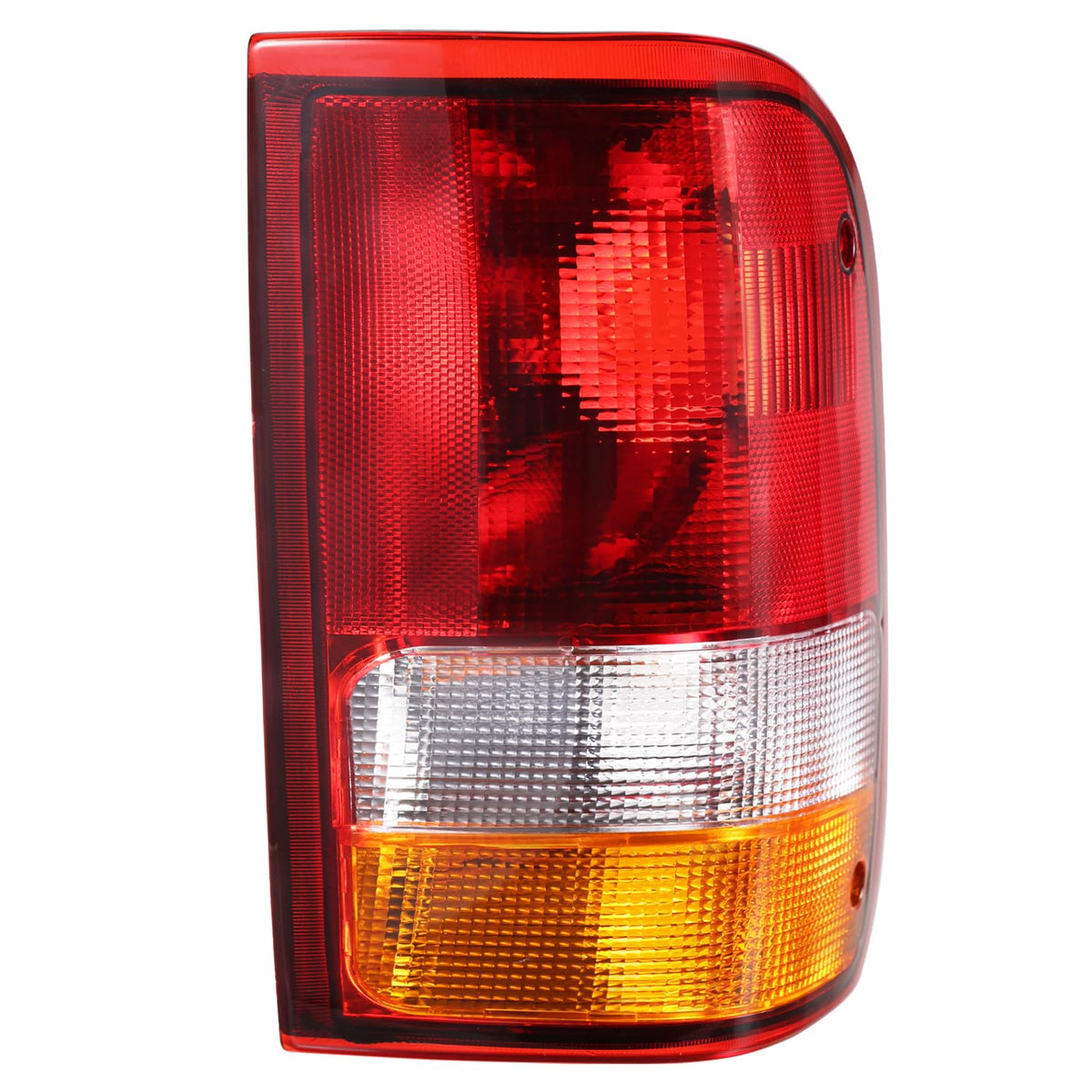 Boine front view tail light showing lens and improved visibility