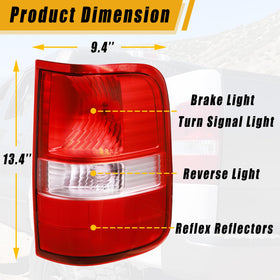 Boine tail light installed on F150 rear demonstrating OEM look