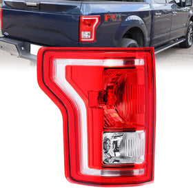 Boine left tail light front assembly showing clean fit and improved visibility