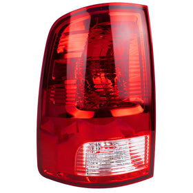 Boine left tail light front view showing clear lens and improved appearance