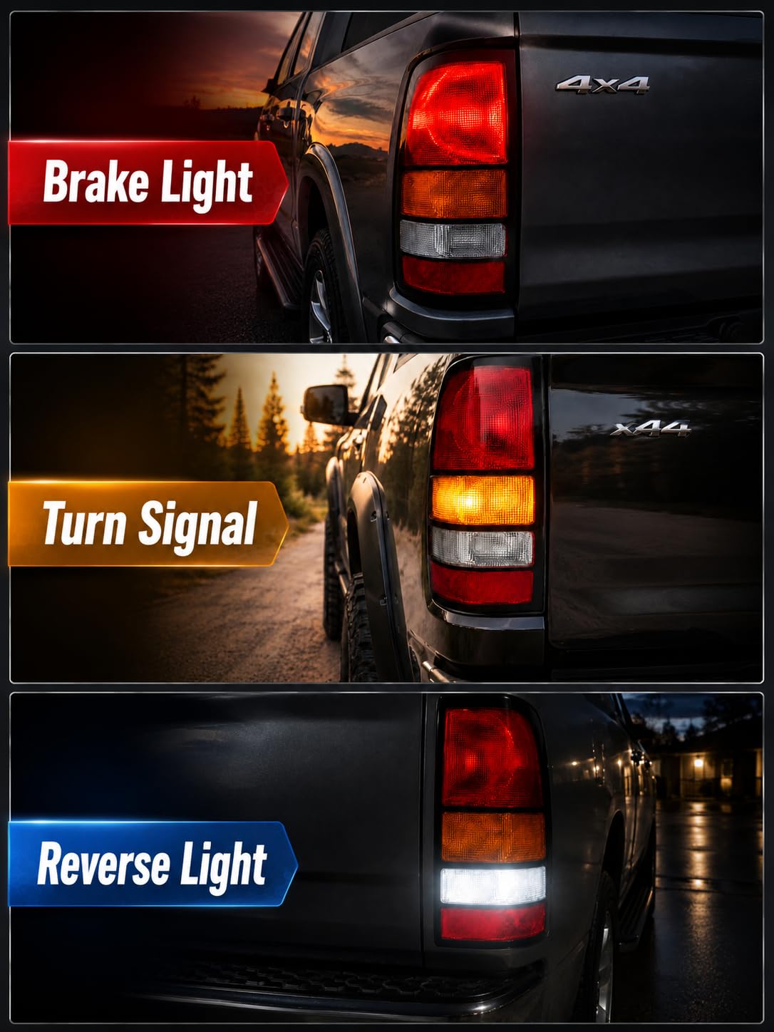 Boine mounted on Silverado rear demonstrating direct-fit replacement