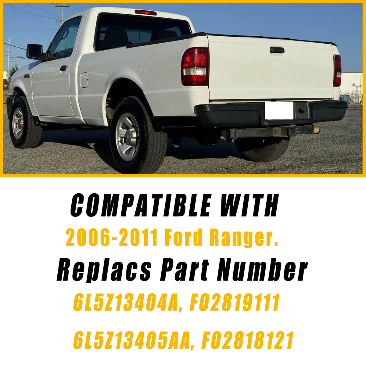 Boine tail light installed on a Ford Ranger illustrating correct fitment