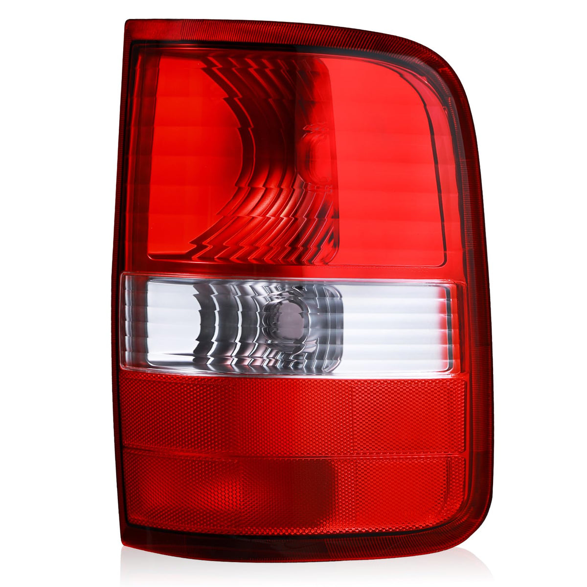 Boine right passenger tail light front view showing clean fit and restored appearance
