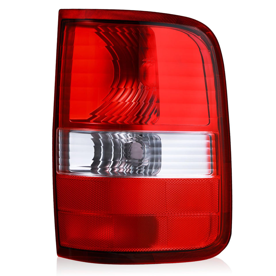 Boine right passenger tail light front view showing clean fit and restored appearance