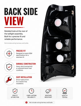 Boine taillight beside ruler showing accurate OEM size