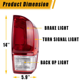 Boine left tail light side profile highlighting contour and mounting alignment benefit