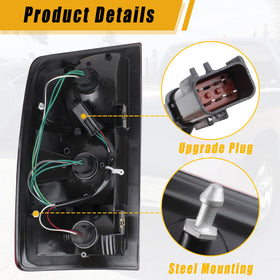 Boine view of rear harness and connector ensuring easy plug-and-play installation