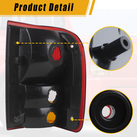 Boine tail light backside showing connector and mount for easy installation