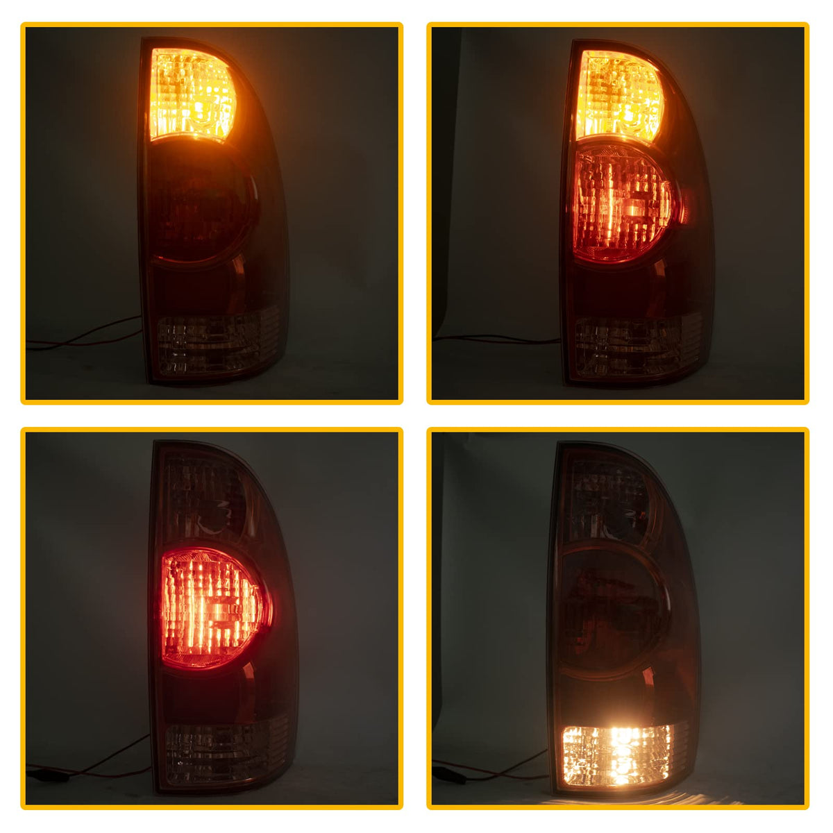 Boine tail light backside showing mounting points and connector for secure attachment