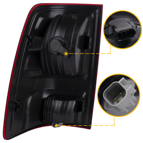 Boine close-up of taillight lens texture highlighting durable finish