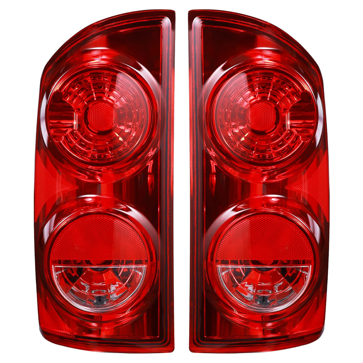 Boine front view tail light showing red lens and clean fit benefit