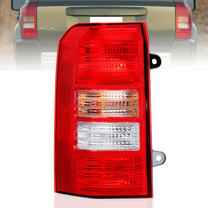 Boine left tail light front view showing fit and restored appearance