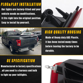 Boine tail light installed on 2016 Ford F-150 demonstrating proper alignment