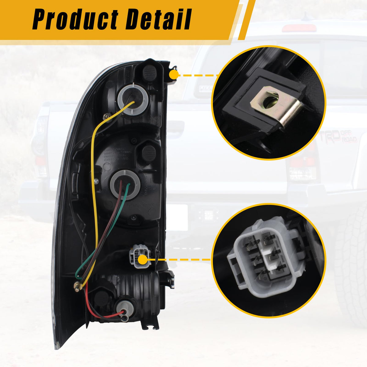 Boine taillight installed on Tacoma rear demonstrating direct-fit ease