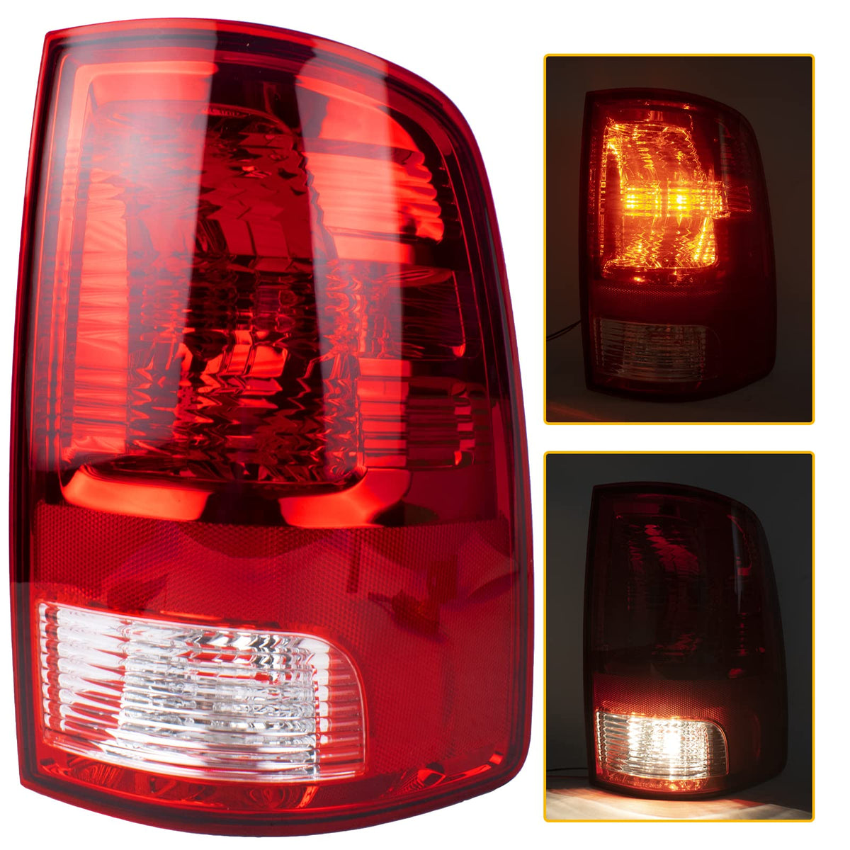 Boine tail light installed on Dodge Ram demonstrating correct fit and improved visibility