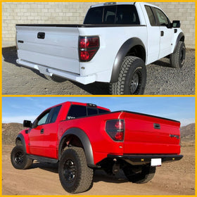 Boine taillight on truck at night showing enhanced rear visibility
