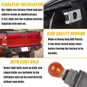Boine tail light mounted on Tacoma rear demonstrating fitment