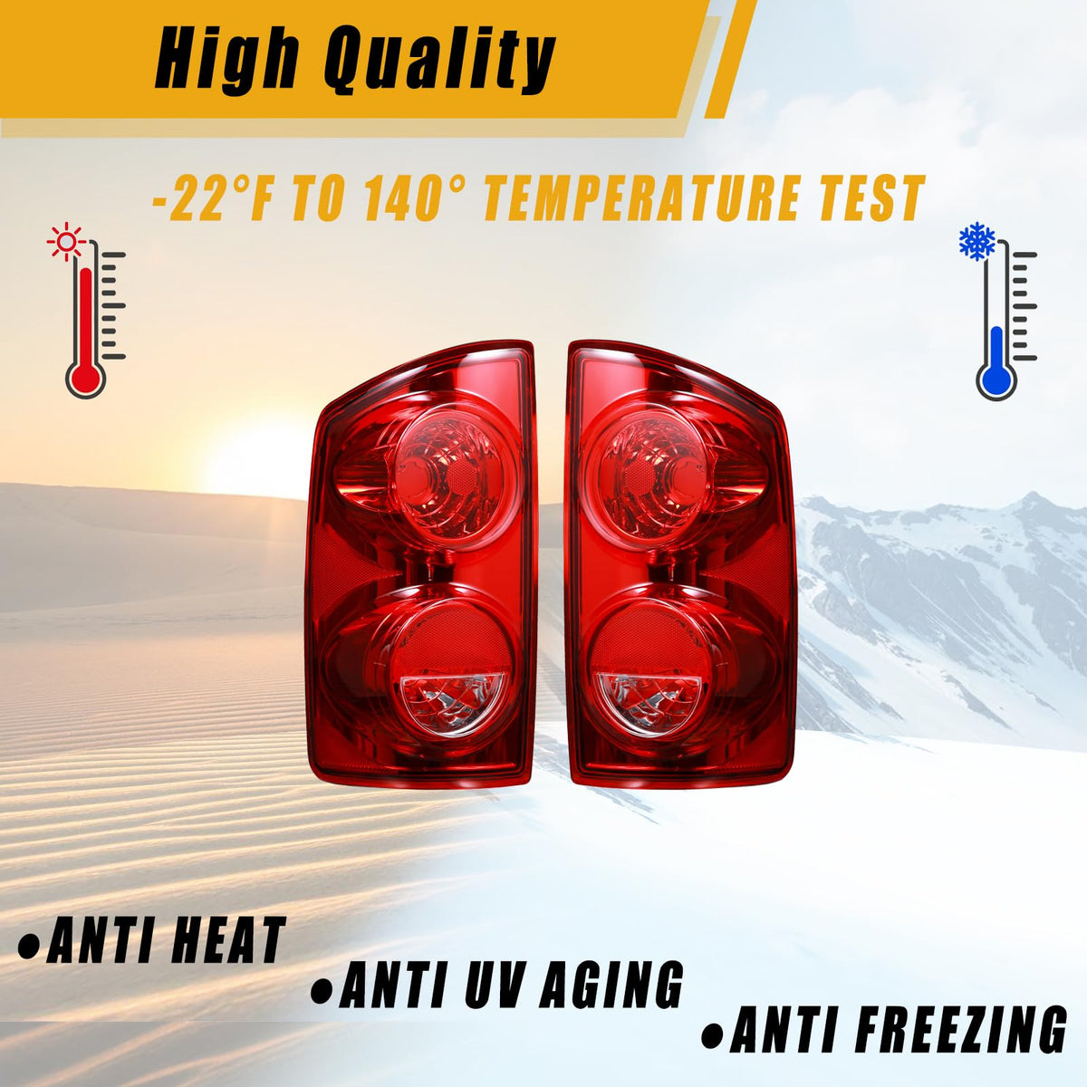 Boine packaged pair of tail lights ready to install for fast replacement benefit