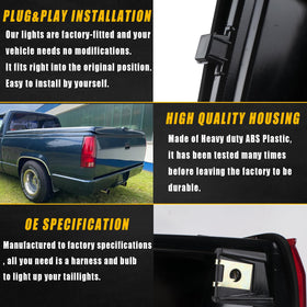Boine tail light mounted on classic Chevy showing restored rear appearance
