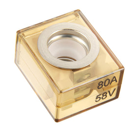 BOJACK close-up of nickel-plated fuse blade demonstrating high conductivity and corrosion resistance