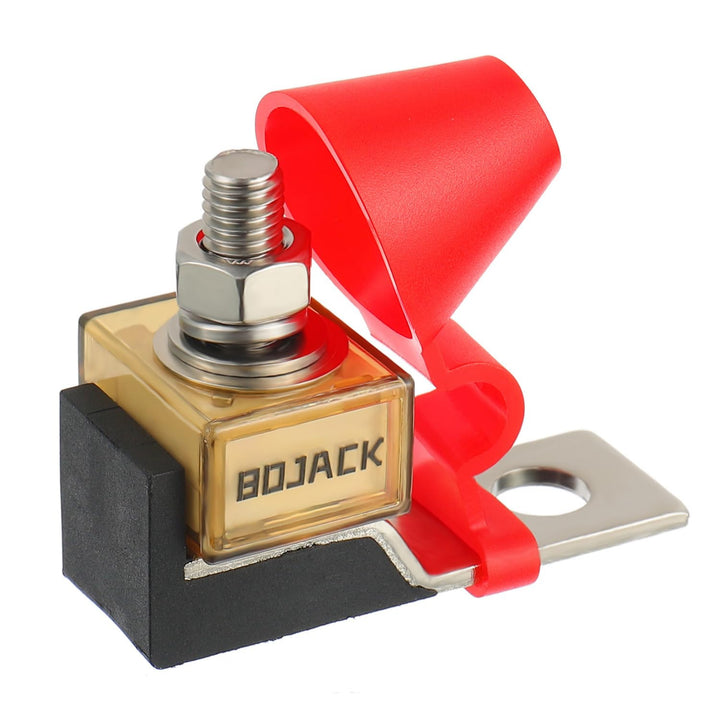 BOJACK front view of fuse block showing secure terminals and robust housing for reliable protection