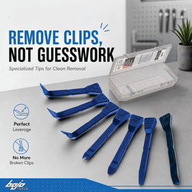 Bojo lined-up tool tips illustrating shape variety benefit