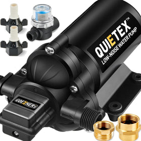 Bokkee pump front view showing compact design and mounting points, improving installation ease