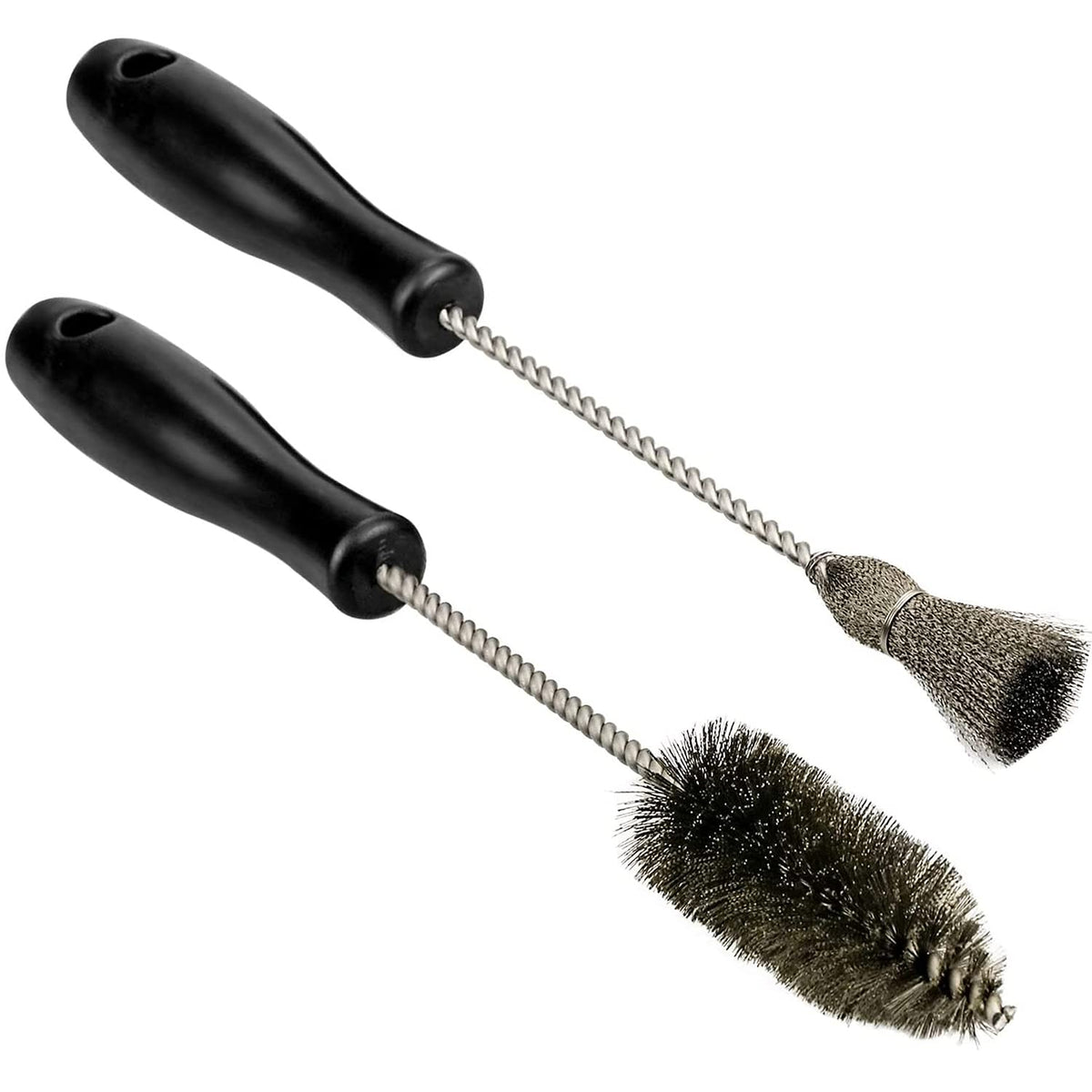 Bolaxin front view of brush kit showing tools and packaging, easy identification benefit