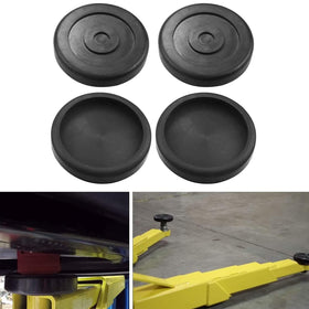 Bolaxin front view of four round rubber arm pads showing durable design