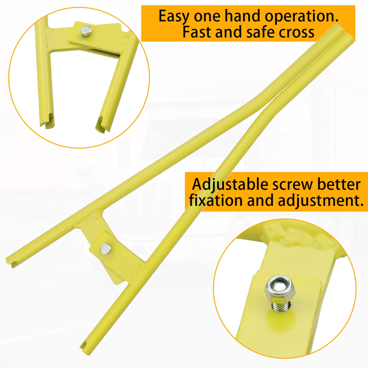 Bolaxin LT890 adjustable holes detail showing three positions to control leverage