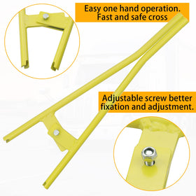 Bolaxin LT890 adjustable holes detail showing three positions to control leverage