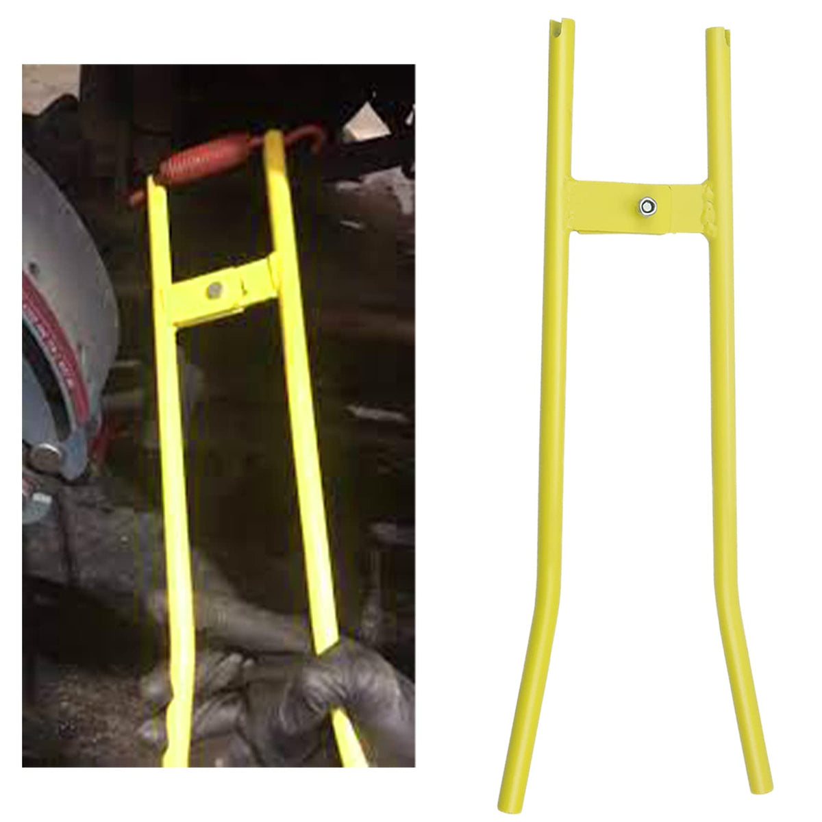 Bolaxin LT890 front assembly showing tool shape and ergonomic grip benefit