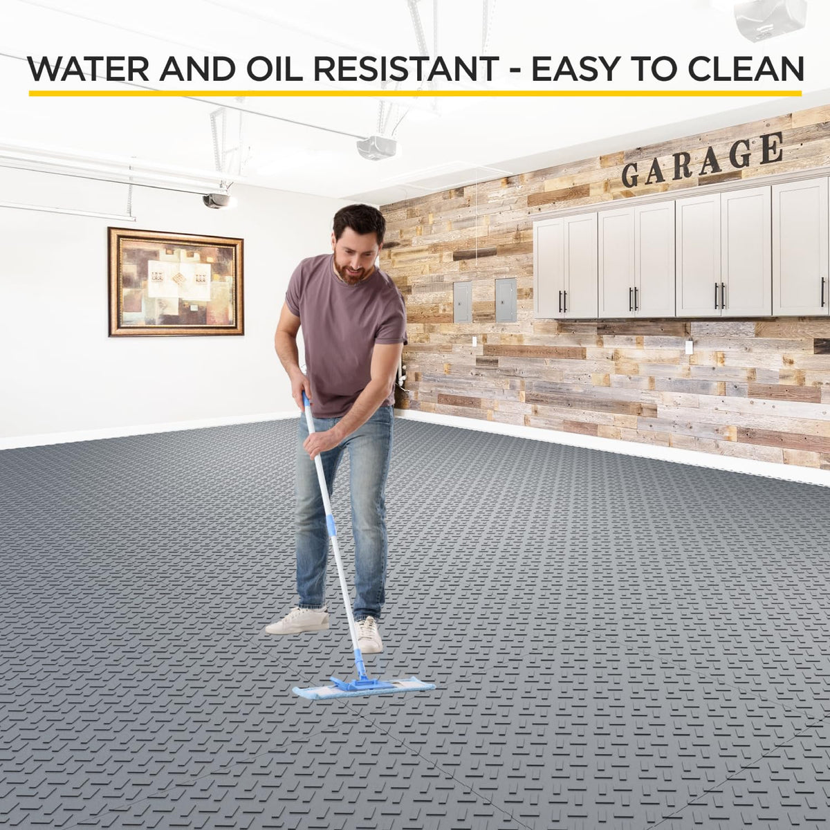 boldworks tile under vehicle wheel showing high rolling-load resistance benefit
