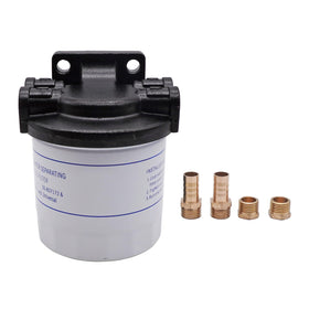 BOLEWIN filter head close-up showing fittings and leak-resistant design benefit