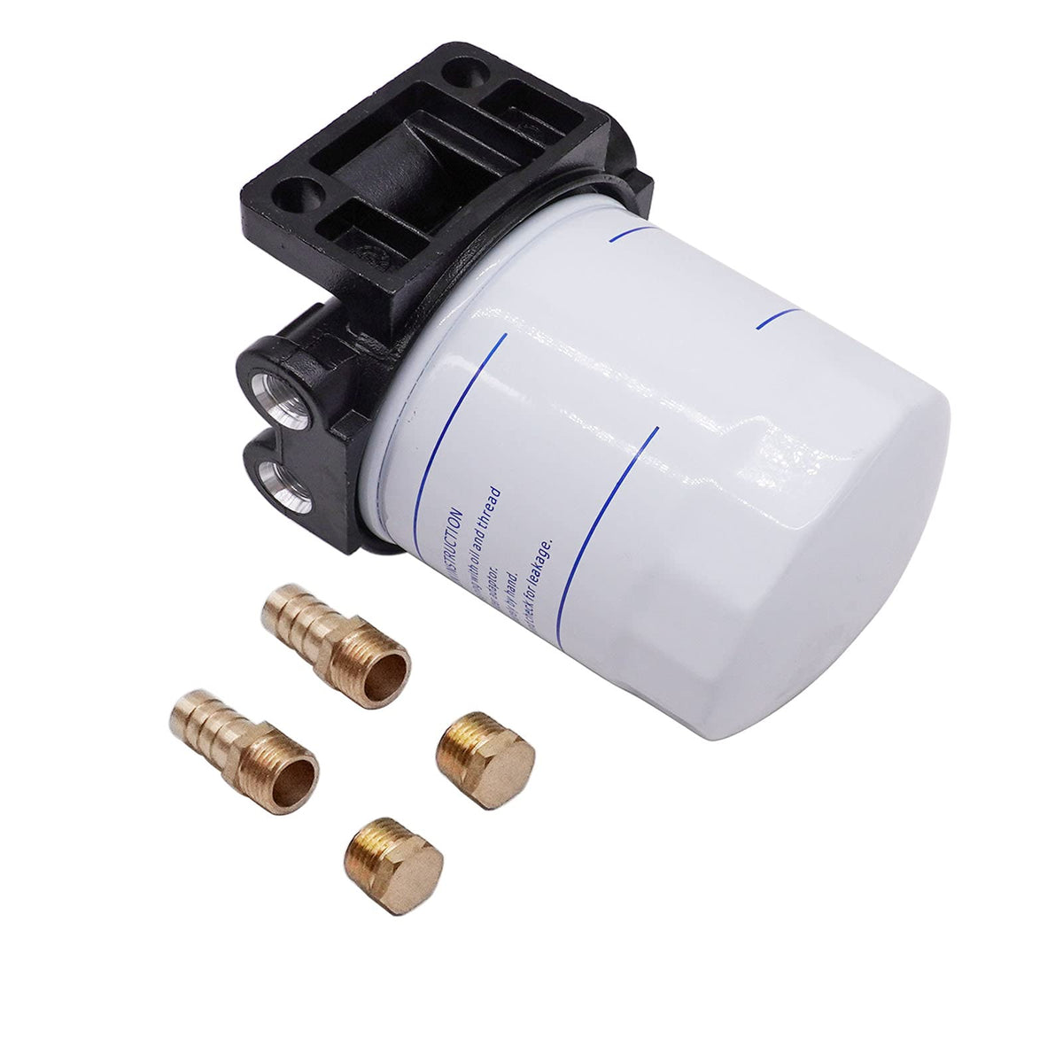 BOLEWIN spin-on cartridge media detail demonstrating water-separation performance