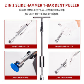 Bolitmus bridge puller top view illustrating even pressure for medium dents