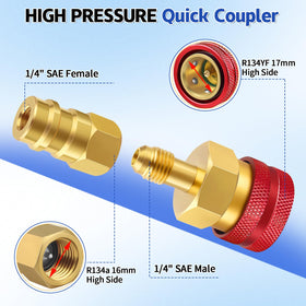 Boltigen blue low-side adapter close-up showing reliable connection and quick service benefit