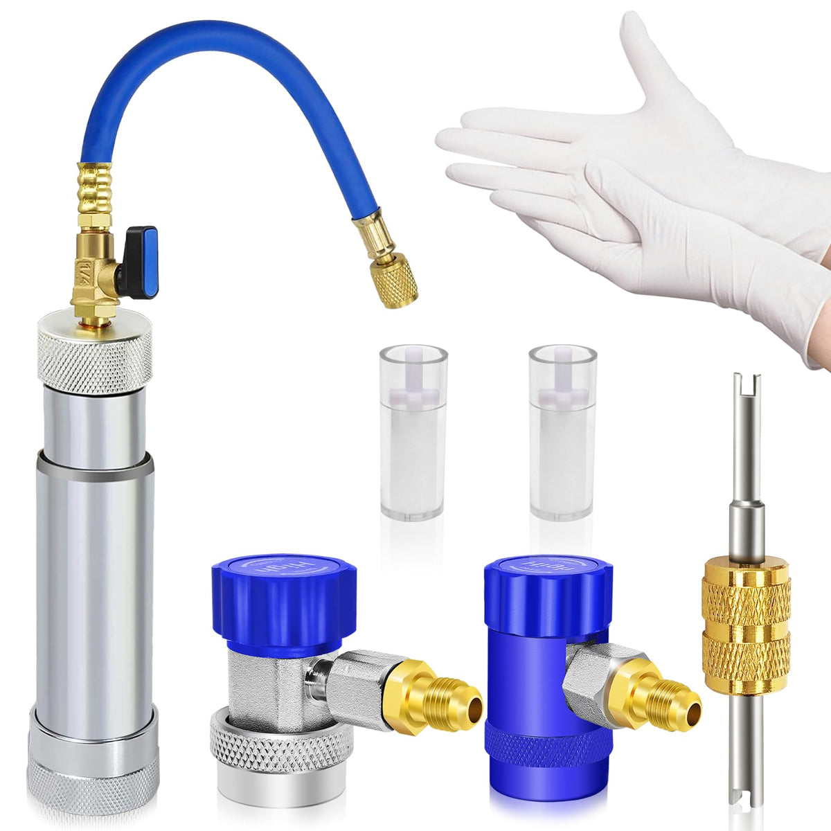 Boltigen injector kit front view showing complete components and organized layout benefit efficiency