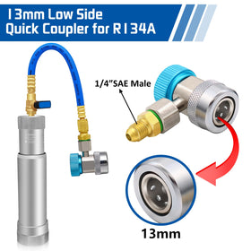 Boltigen injector reservoir showing measurement marks for accurate dosing