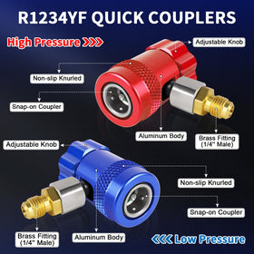 Boltigen puncture can tap in use for quick refrigerant access