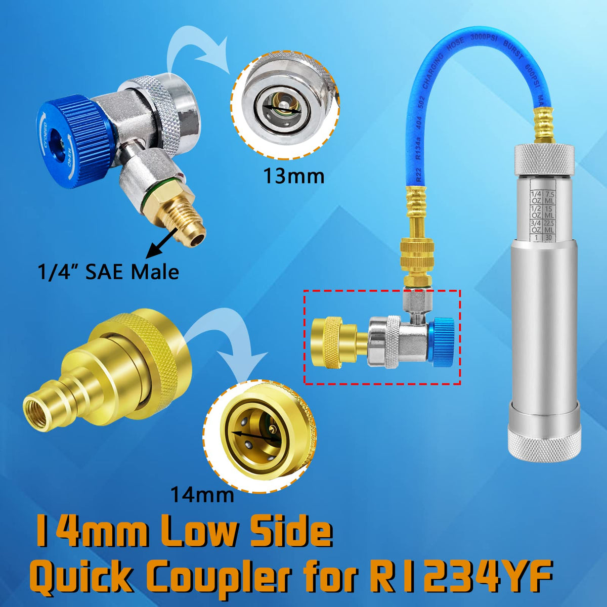 Boltigen R410 mini split adapter displaying compatibility and fit