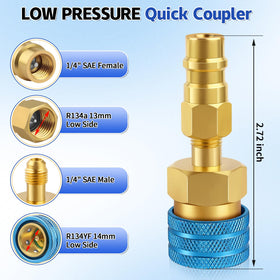 Boltigen red high-side adapter close-up highlighting secure high-pressure fitting and quick attachment
