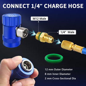 Boltigen dual-head valve-core remover showing efficient core swaps