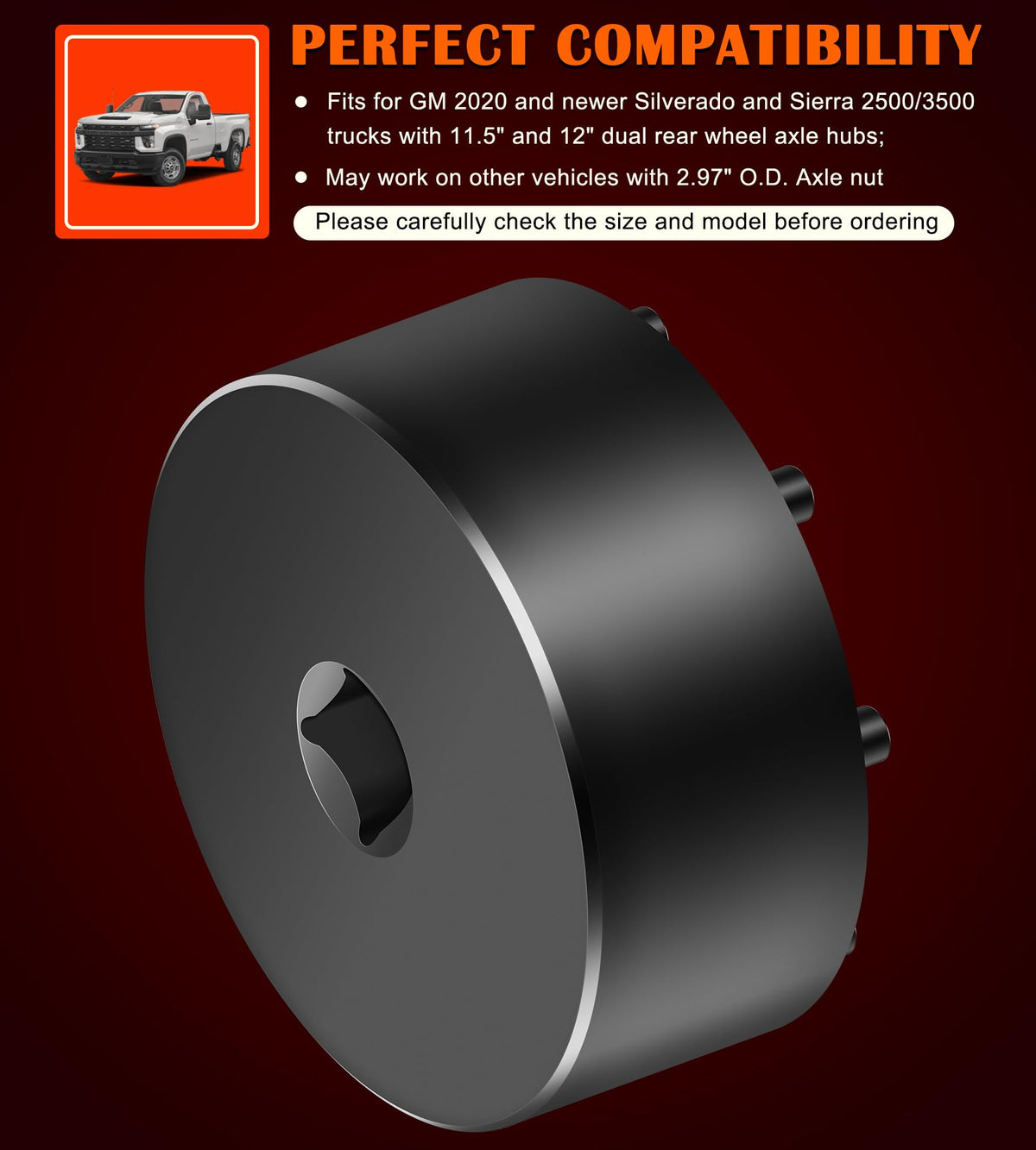 Bonbo 31510 drive end close-up compatible with 1/2" drive tools for convenience