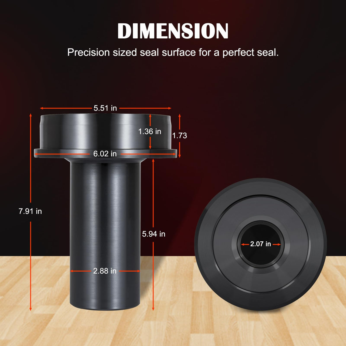 Bonbo 6697 inserted into knuckle showing proper seal installation benefit