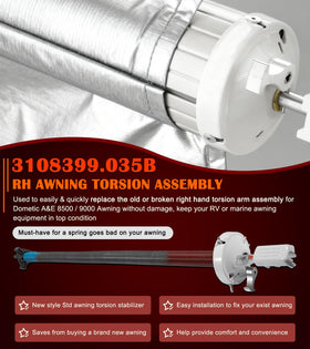 Bonbo assembled unit mounted on roller tube showing correct scale benefit